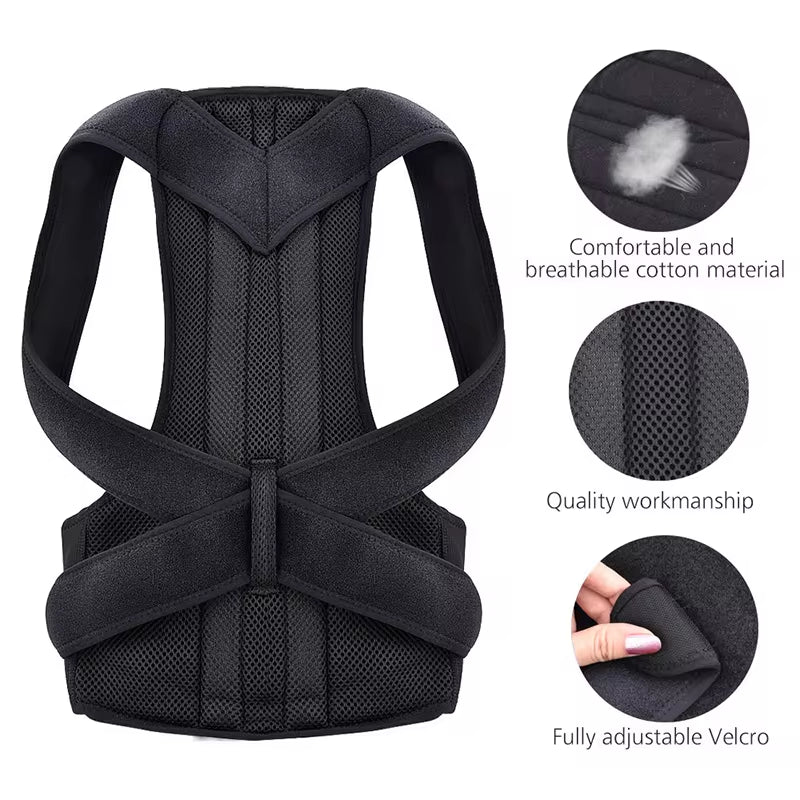 Upper Back Posture Corrector – Clavicle Support Brace