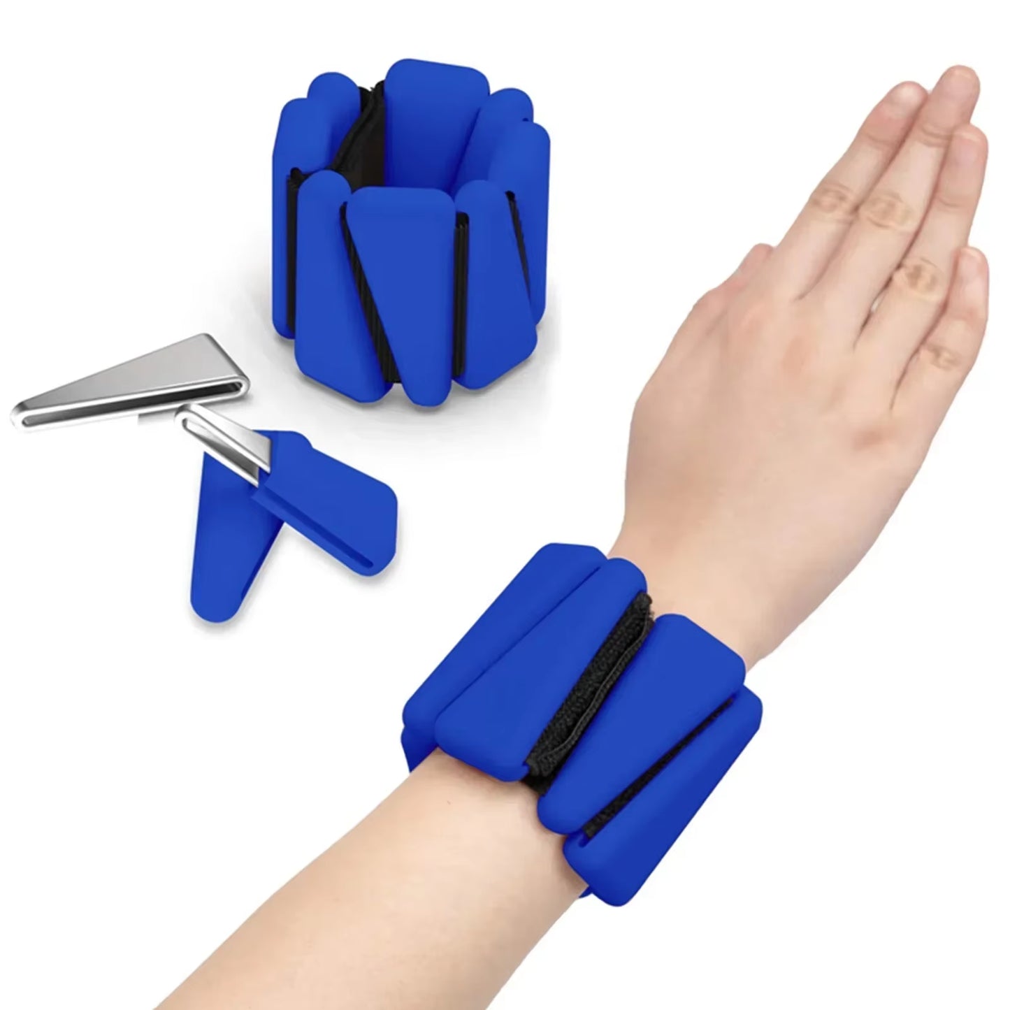 Triangle Silicone Adjustable Wrist & Ankle Weights (1/2 lbs)