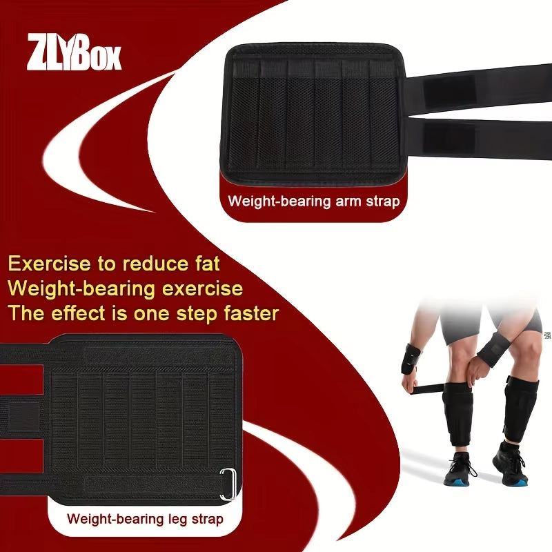 4-Piece Adjustable Weight-Bearing Sandbags for Leg Training
