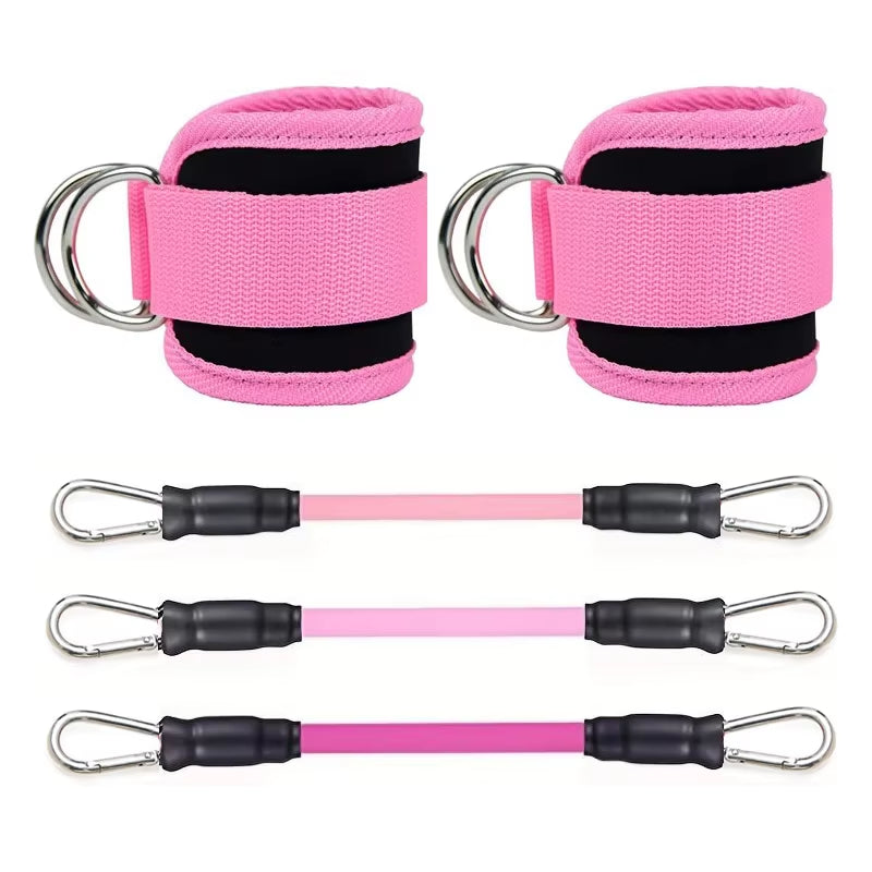 Ankle Straps Resistance Bands Set for Fitness & Yoga