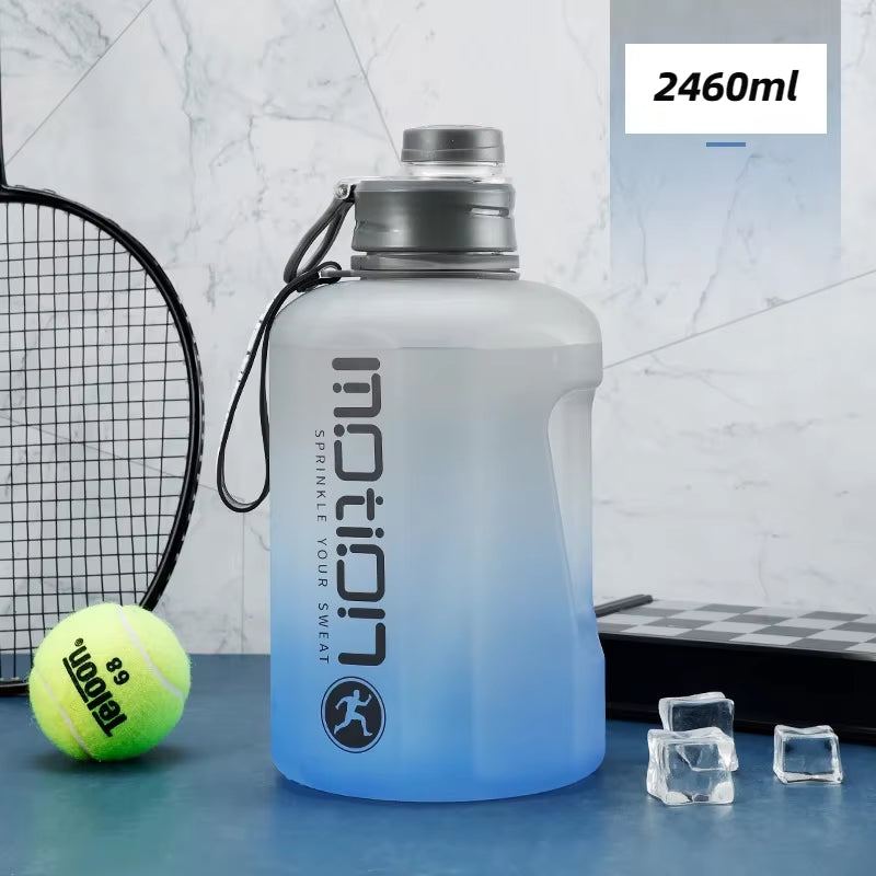 2-Litre Sports Water Bottle with Straw – Large Capacity Fitness Kettle