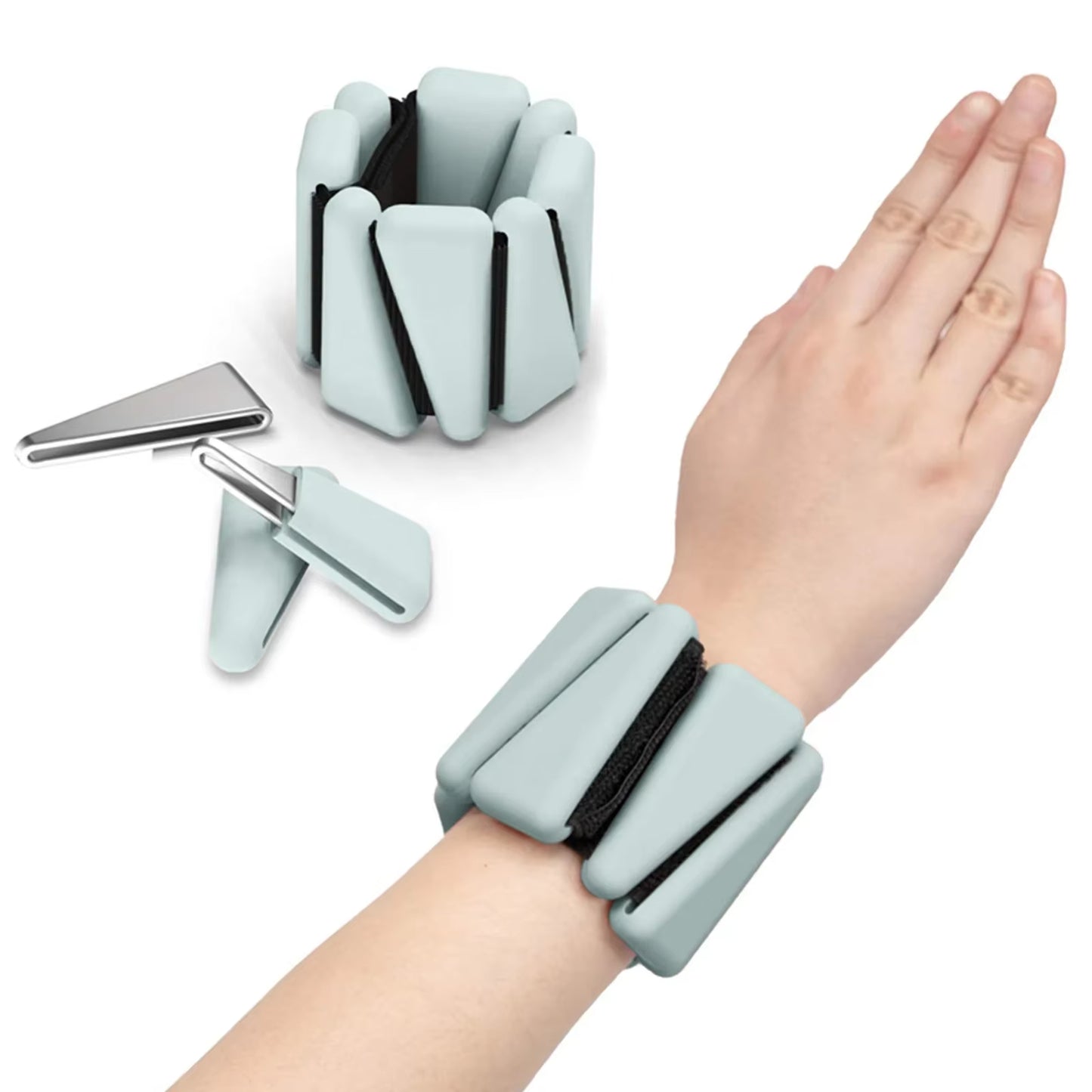 Triangle Silicone Adjustable Wrist & Ankle Weights (1/2 lbs)