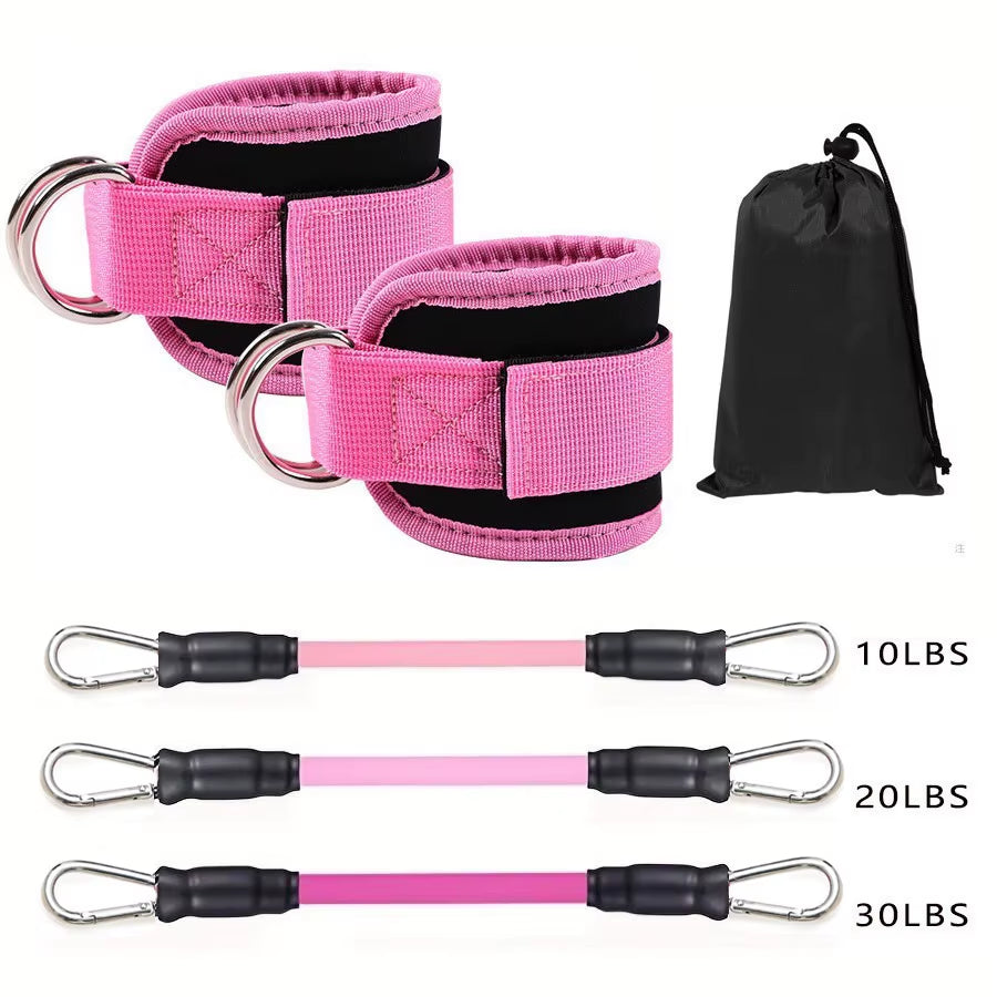 Ankle Straps Resistance Bands Set for Fitness & Yoga