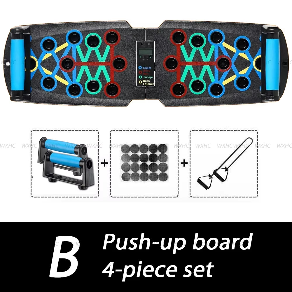 Automatic Count Push-Up Board – Foldable Strength Training Fitness System