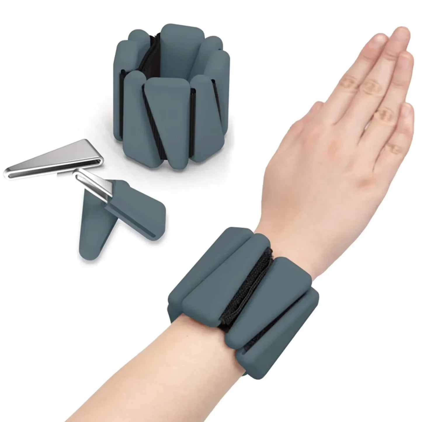 Triangle Silicone Adjustable Wrist & Ankle Weights (1/2 lbs)