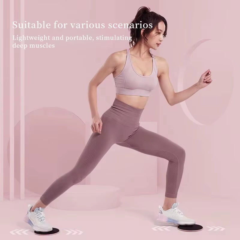 2-Piece Fitness Core Sliders – Exercise Gliding Discs for Full-Body Workouts