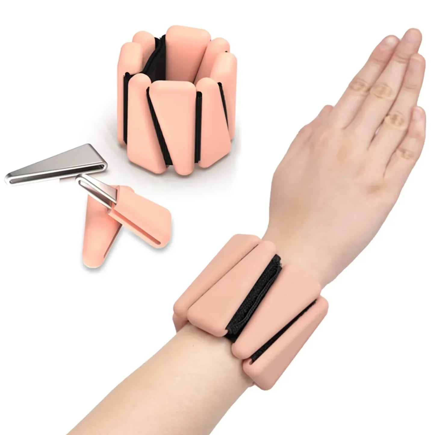 Triangle Silicone Adjustable Wrist & Ankle Weights (1/2 lbs)