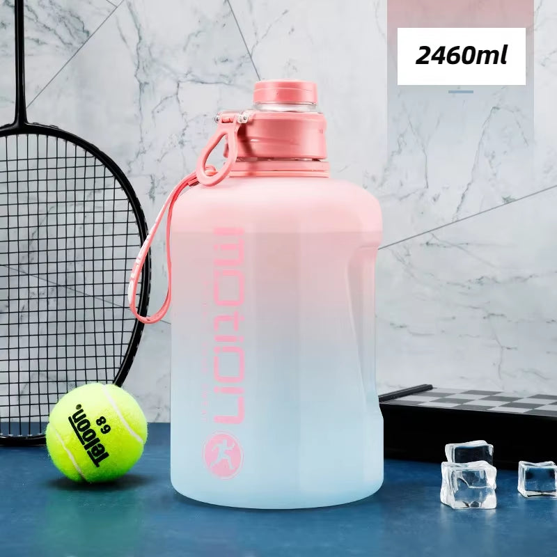 2-Litre Sports Water Bottle with Straw – Large Capacity Fitness Kettle