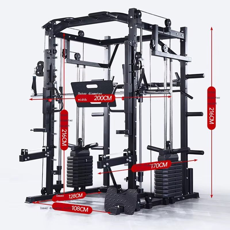 Comprehensive Fitness Multi-Station Home Gym – All-in-One Strength Training Solution