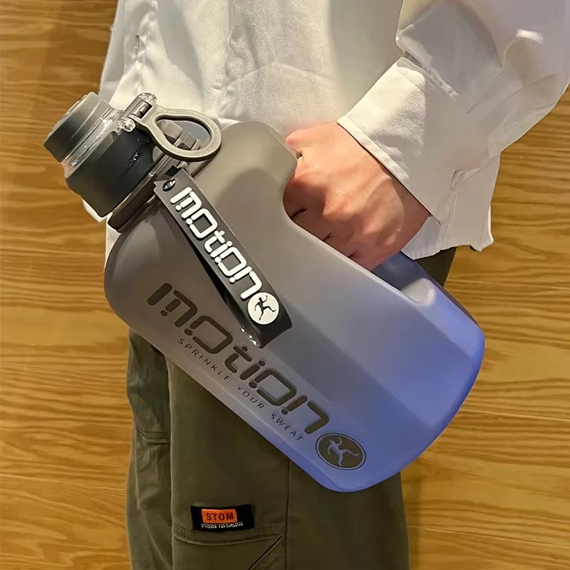 2-Litre Sports Water Bottle with Straw – Large Capacity Fitness Kettle