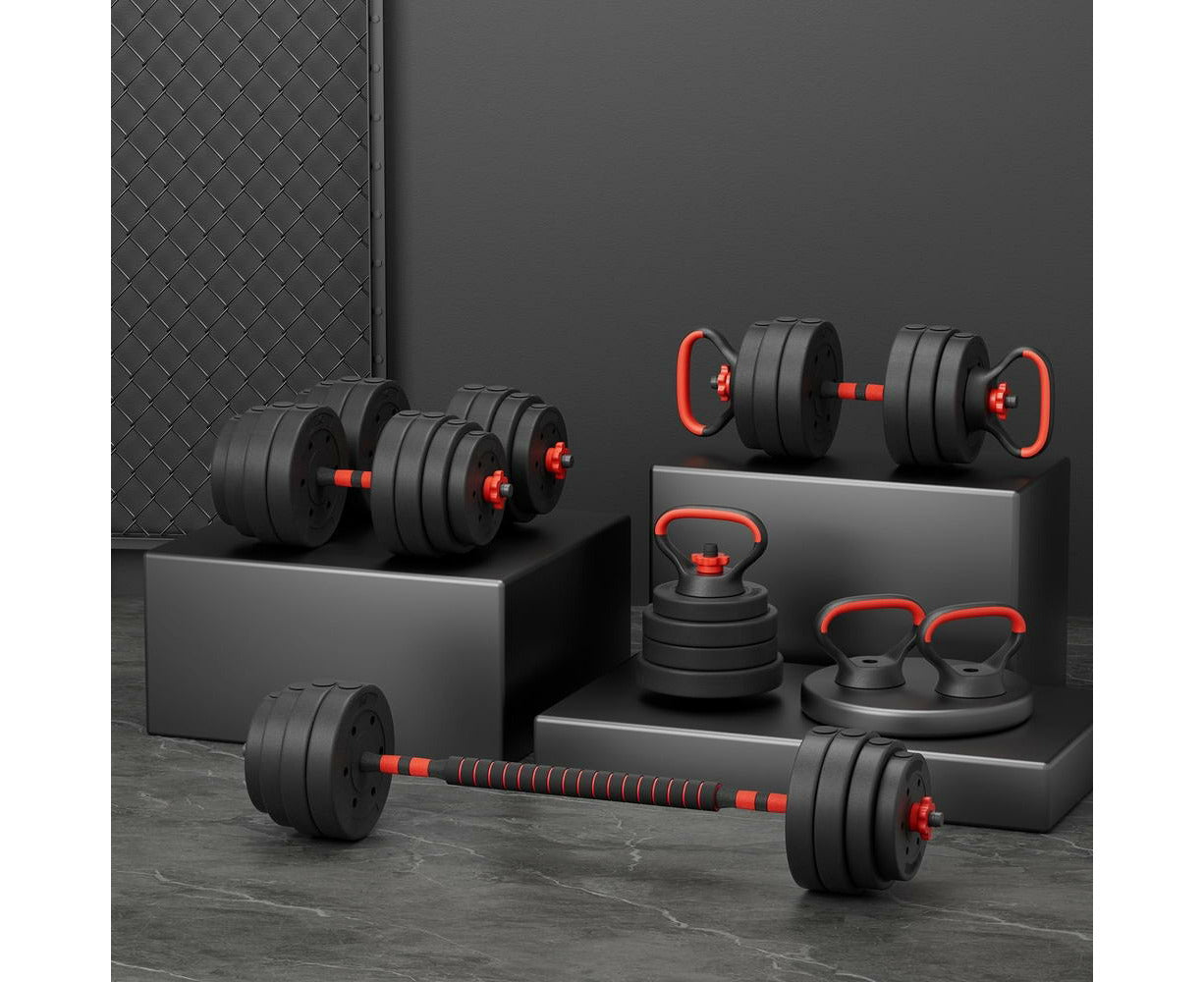 Everfit 7-in-1 Weight Set – Versatile 40kg Weightlifting Solution