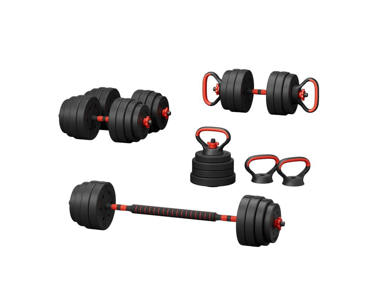 Everfit 7-in-1 Weight Set – Versatile 40kg Weightlifting Solution