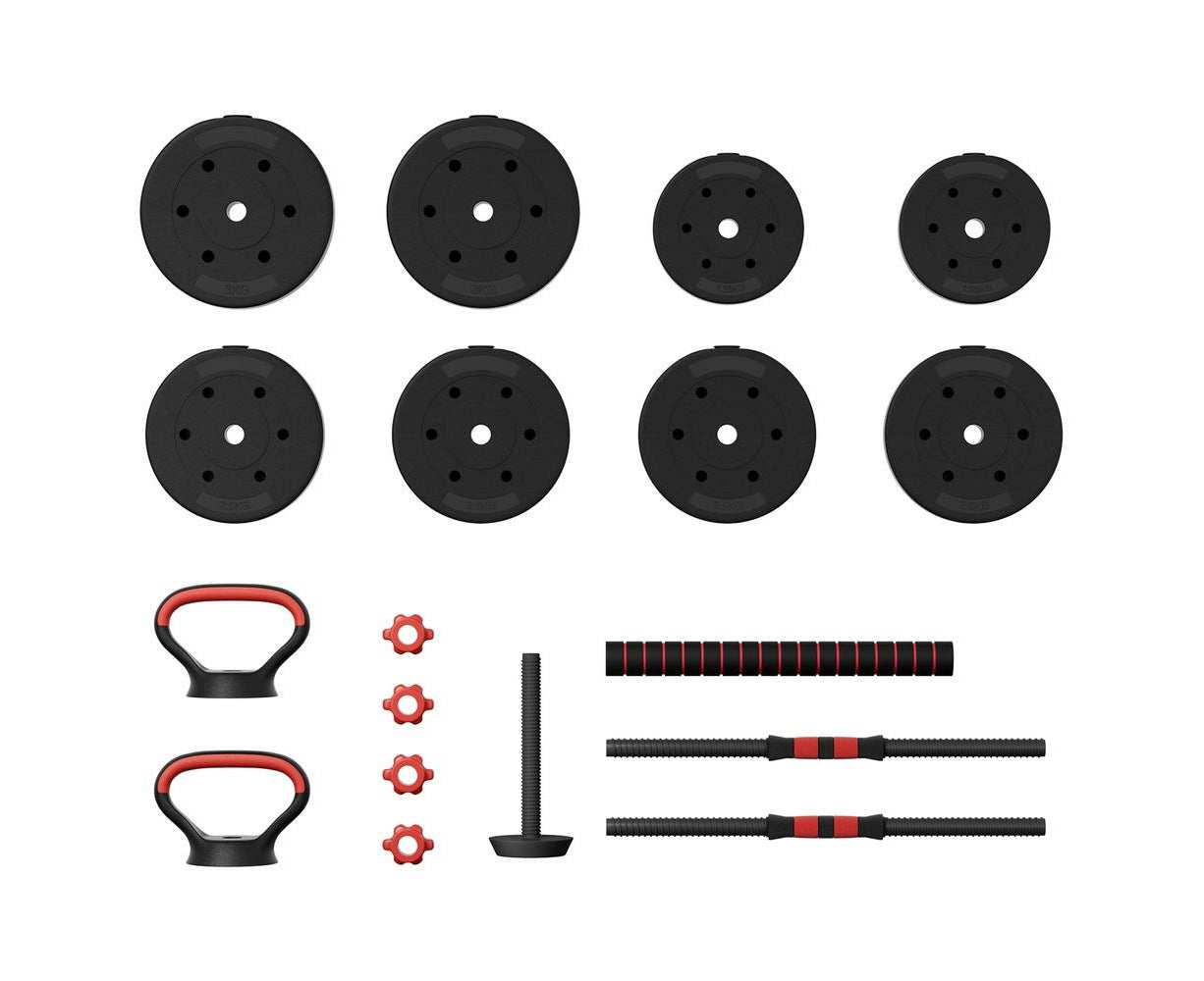 Everfit 7-in-1 Weight Set – Versatile 40kg Weightlifting Solution