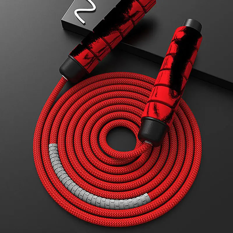 Heavy Jump Rope for CrossFit, Boxing & Fitness – Foam Grip Handles