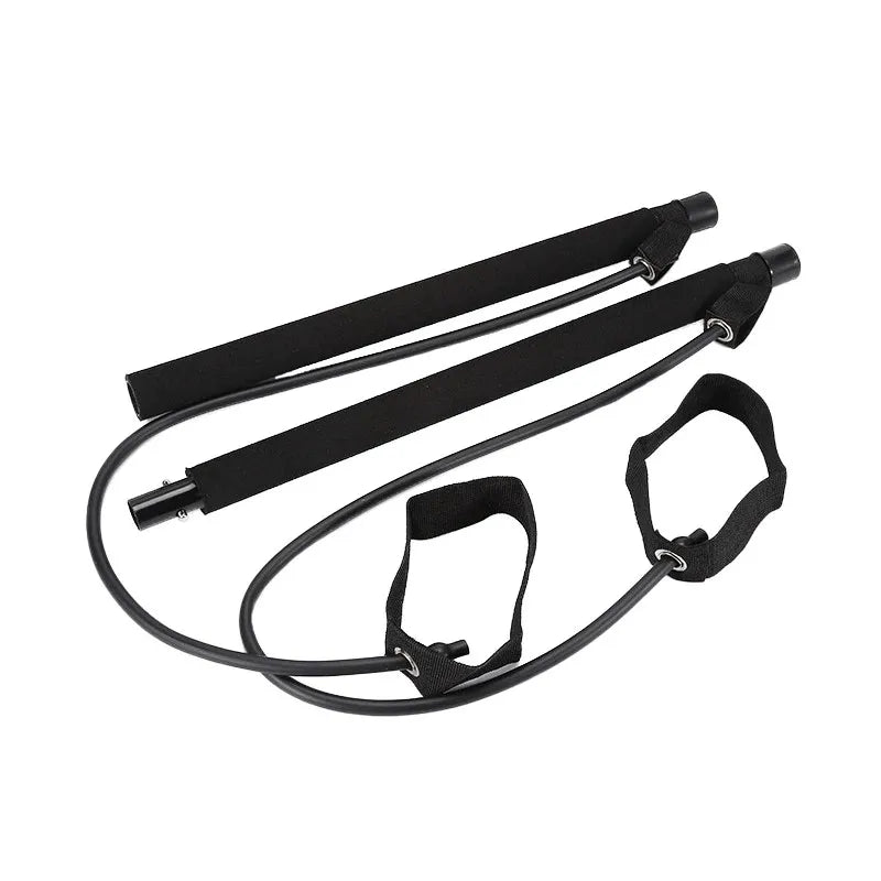 Portable Pilates Tensioner Kit with Latex Resistance Band – Complete Fitness Solution