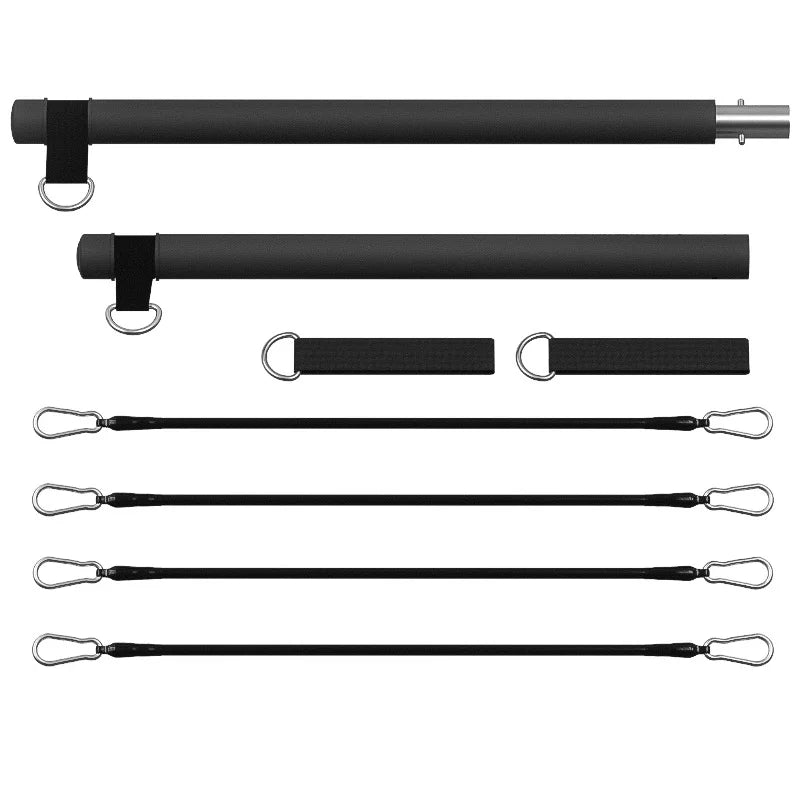 Portable Pilates Tensioner Kit with Latex Resistance Band – Complete Fitness Solution
