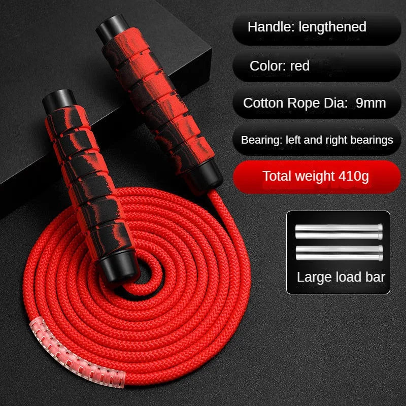 Heavy Jump Rope for CrossFit, Boxing & Fitness – Foam Grip Handles