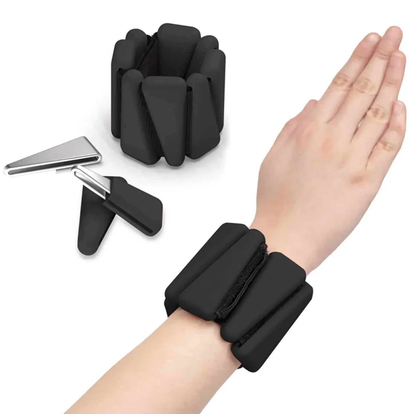Triangle Silicone Adjustable Wrist & Ankle Weights (1/2 lbs)