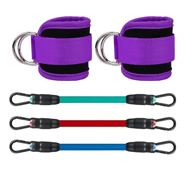 Ankle Straps Resistance Bands Set for Fitness & Yoga
