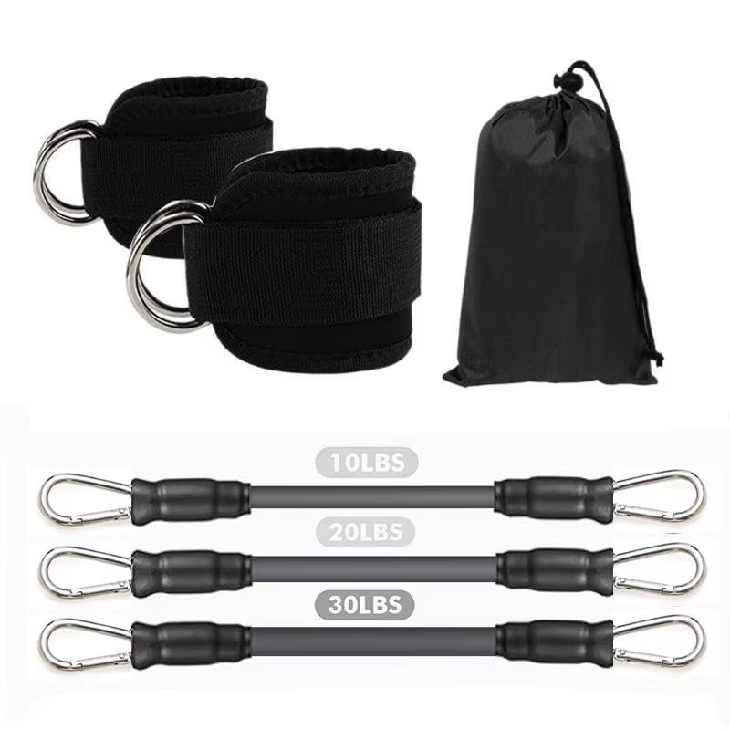 Ankle Straps Resistance Bands Set for Fitness & Yoga