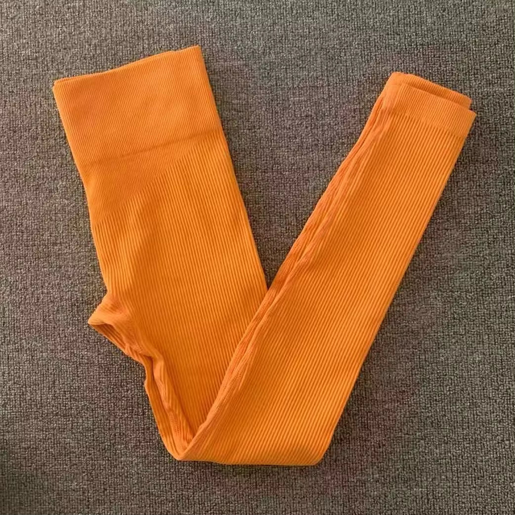 Women's Sport Yoga Gradient Color Energy Leggings - Workout & Running Tights