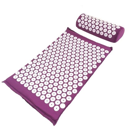 Acupuncture Mat – Acupressure Spike Mat and Pillow Set for Pain Relief, Stress Reduction, and Body Wellness