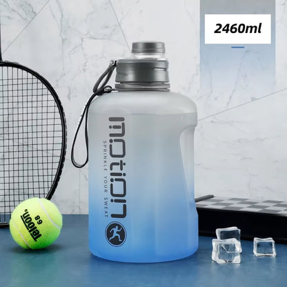 2-Litre Sports Water Bottle with Straw – Large Capacity Fitness Kettle