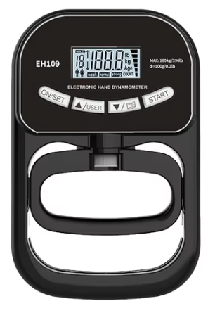 Digital Hand Dynamometer – 120kg/264lbs Grip Strength Trainer