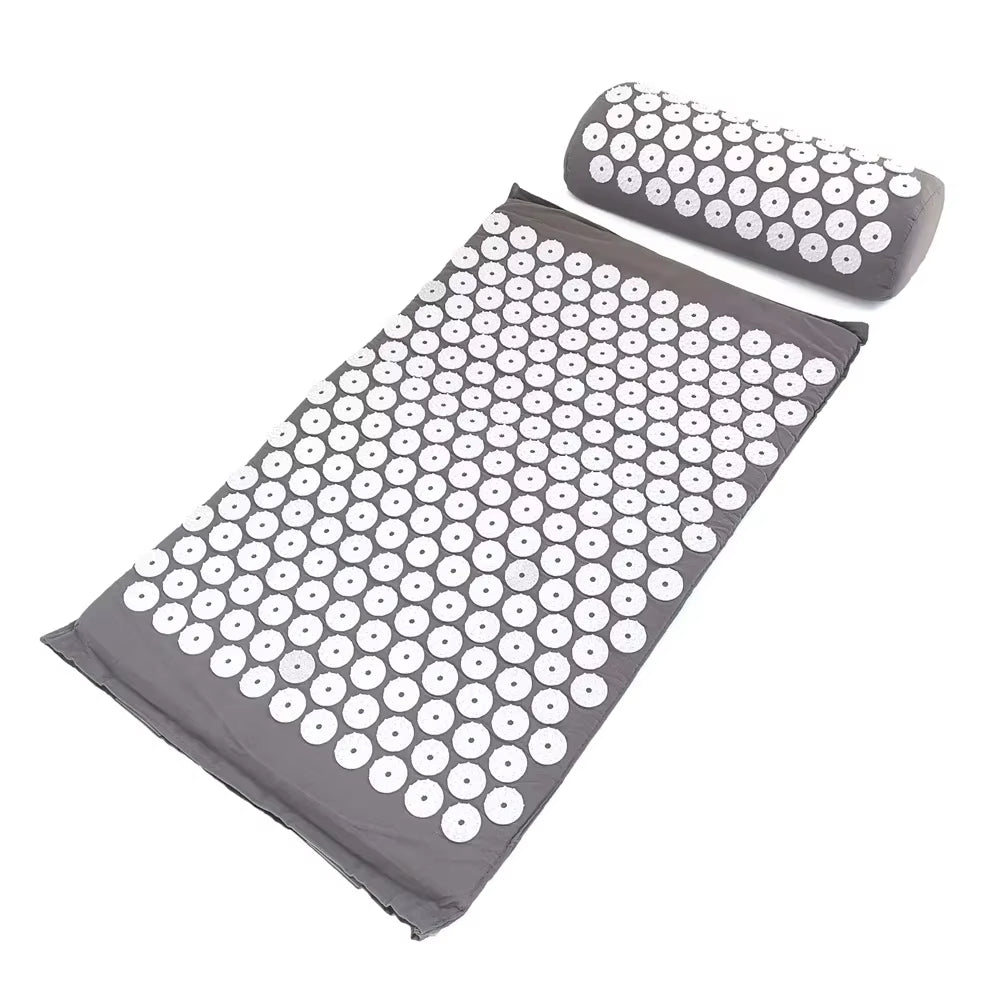 Acupuncture Mat – Acupressure Spike Mat and Pillow Set for Pain Relief, Stress Reduction, and Body Wellness