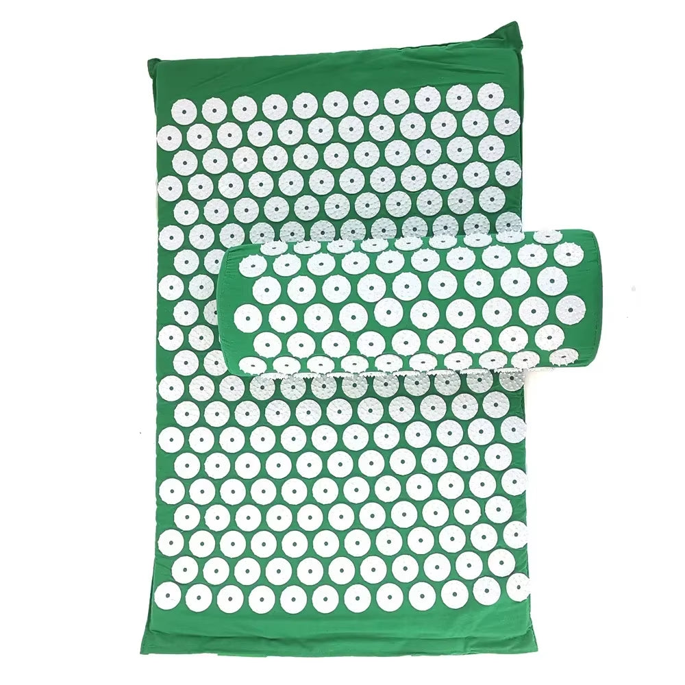 Acupuncture Mat – Acupressure Spike Mat and Pillow Set for Pain Relief, Stress Reduction, and Body Wellness
