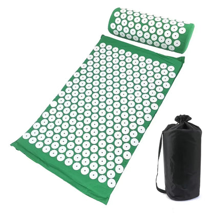 Acupuncture Mat – Acupressure Spike Mat and Pillow Set for Pain Relief, Stress Reduction, and Body Wellness