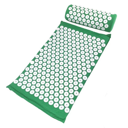 Acupuncture Mat – Acupressure Spike Mat and Pillow Set for Pain Relief, Stress Reduction, and Body Wellness