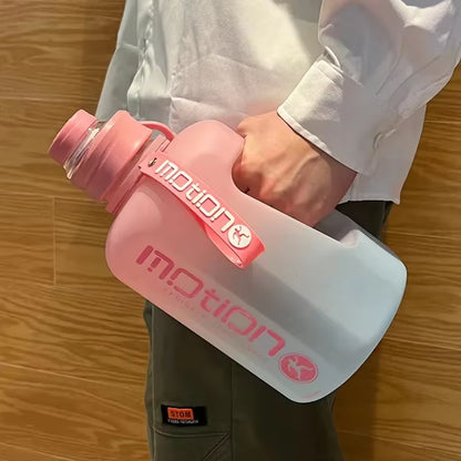 2-Litre Sports Water Bottle with Straw – Large Capacity Fitness Kettle