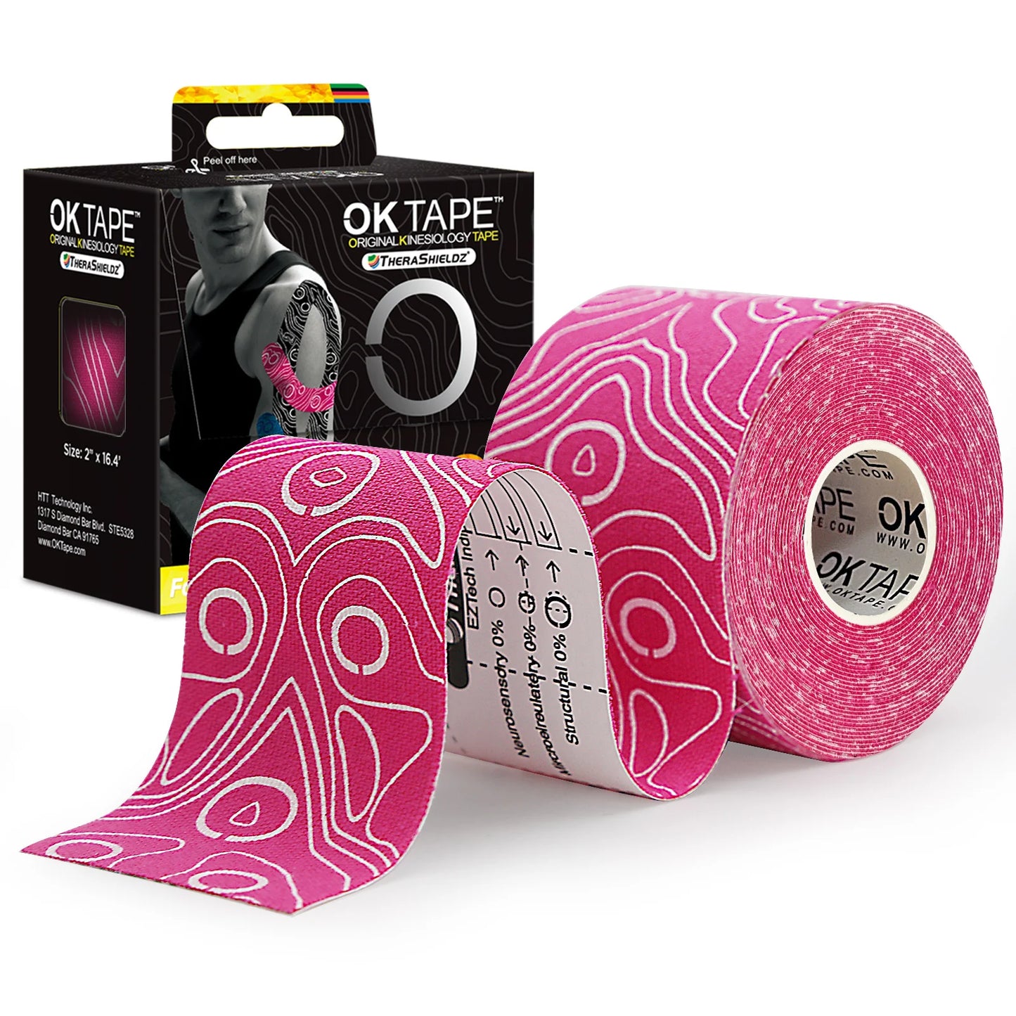 PRO Kinesiology Tape - Free Cut Breathable Waterproof Elastic Bandage