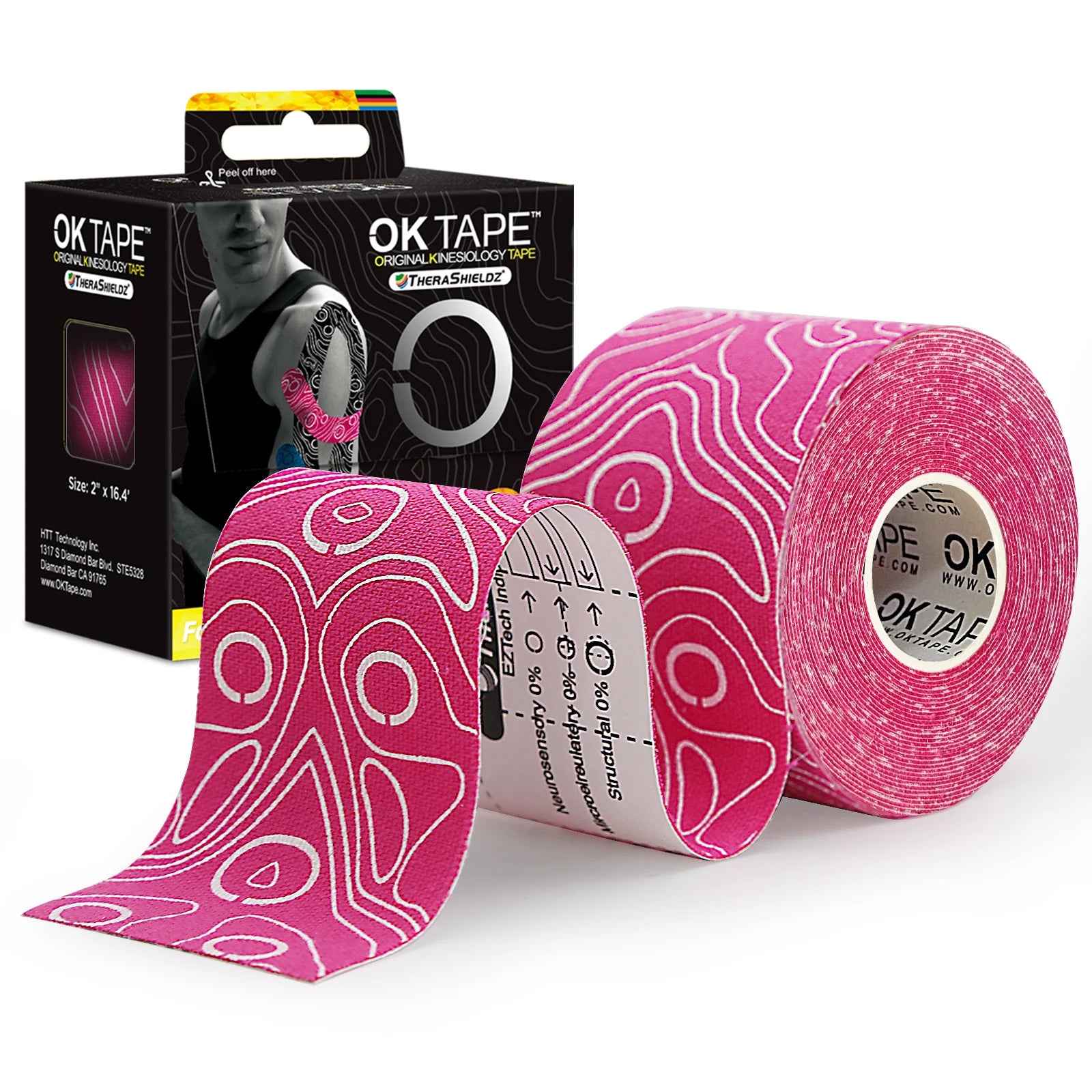 PRO Kinesiology Tape - Free Cut Breathable Waterproof Elastic Bandage