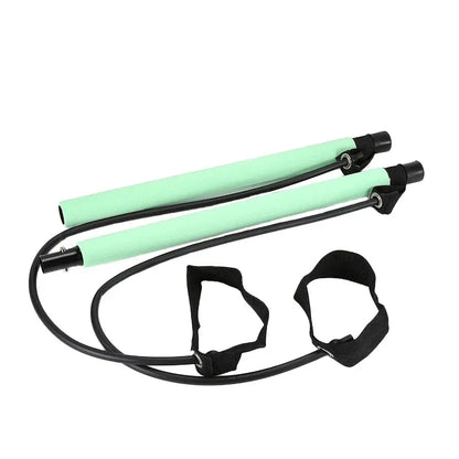 Portable Pilates Tensioner Kit with Latex Resistance Band – Complete Fitness Solution