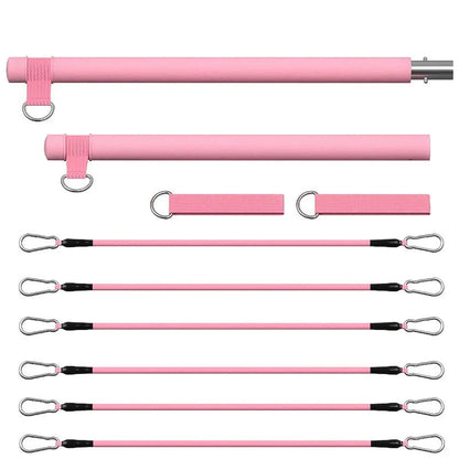 Portable Pilates Tensioner Kit with Latex Resistance Band – Complete Fitness Solution
