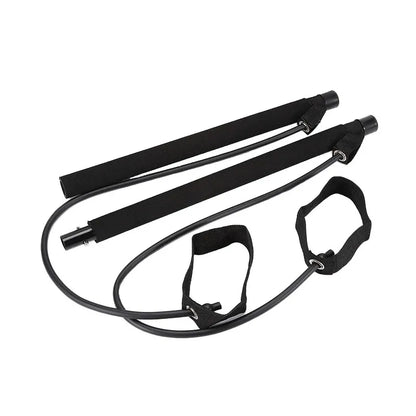 Portable Pilates Tensioner Kit with Latex Resistance Band – Complete Fitness Solution