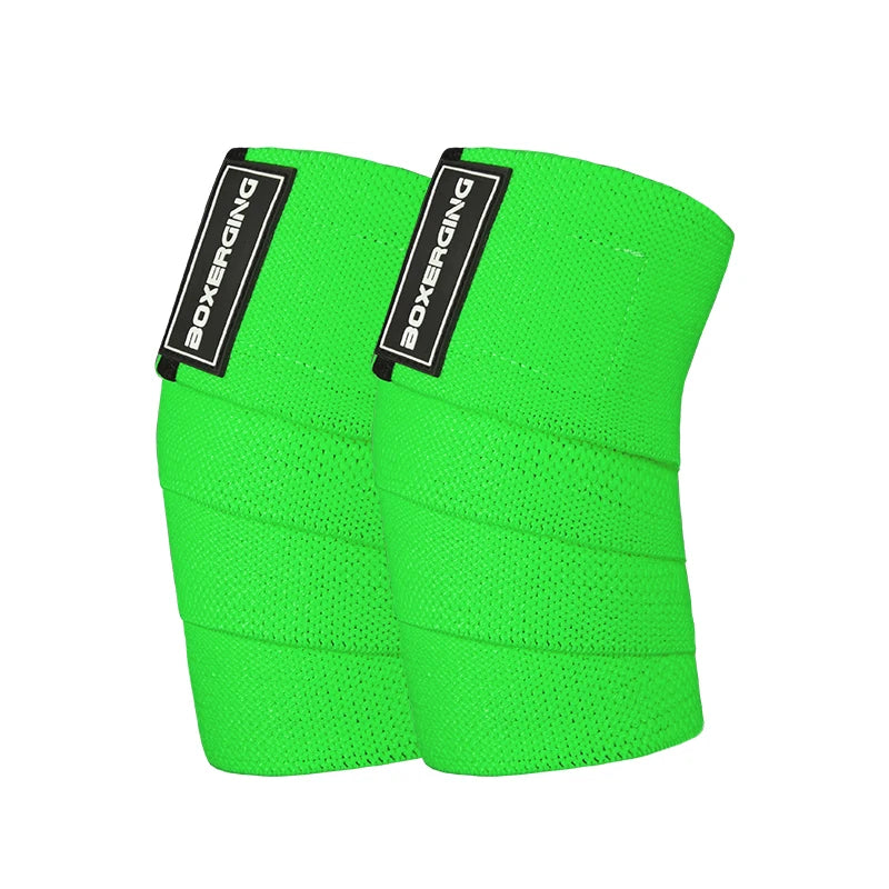 A Pair Premium Elbow Wraps - BOXERGING Support Straps for Weightlifting & Fitness