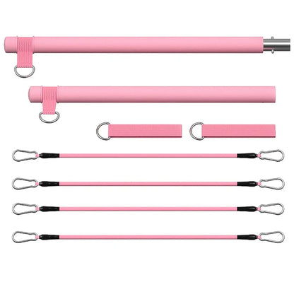 Portable Pilates Tensioner Kit with Latex Resistance Band – Complete Fitness Solution