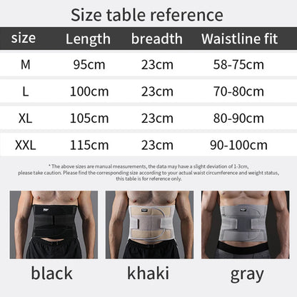 Lumbar Support Straps - Non-Slip Orthopedic Breathable Belt for Pain Relief