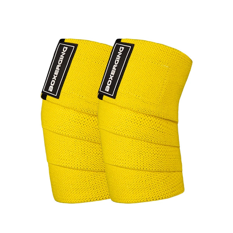 A Pair Premium Elbow Wraps - BOXERGING Support Straps for Weightlifting & Fitness