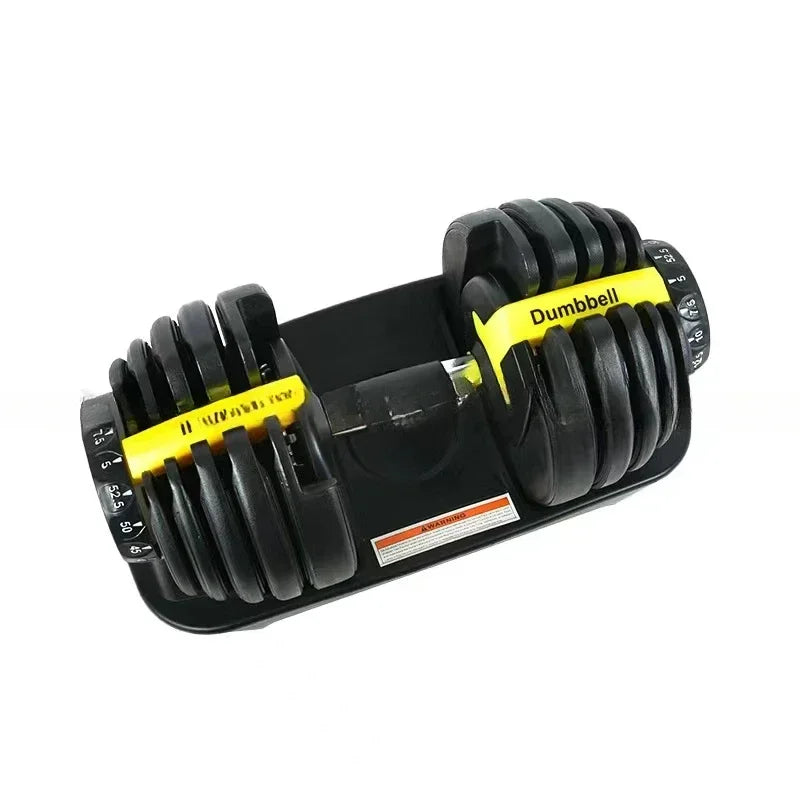 Commercial Cast Iron Adjustable Dumbbell Set – 24kg Pair