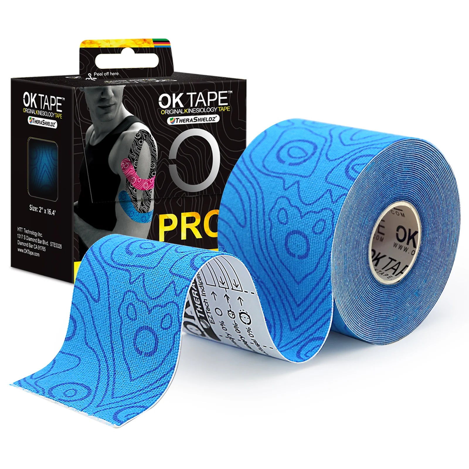 PRO Kinesiology Tape - Free Cut Breathable Waterproof Elastic Bandage