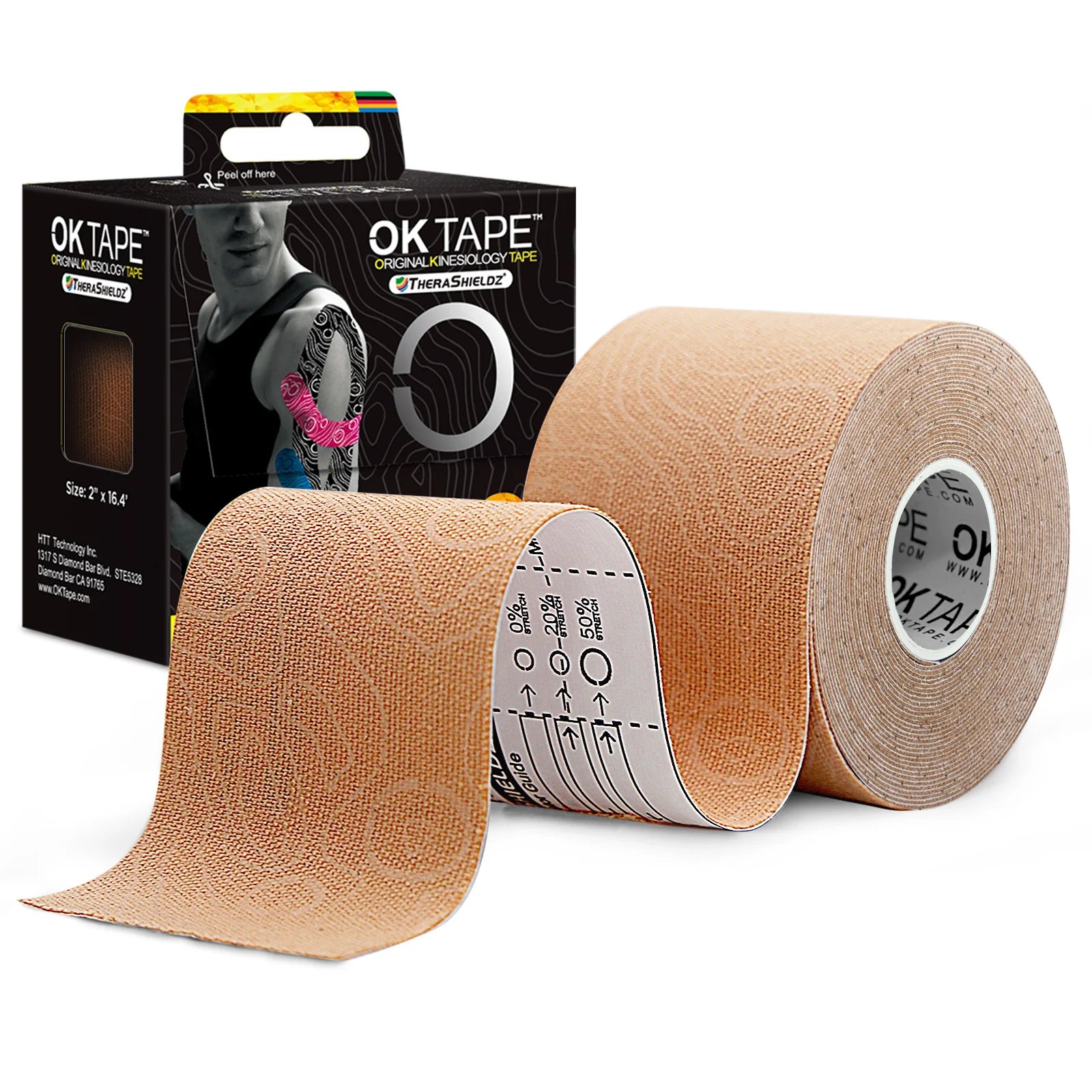 PRO Kinesiology Tape - Free Cut Breathable Waterproof Elastic Bandage