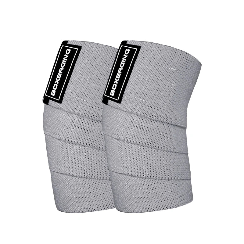 A Pair Premium Elbow Wraps - BOXERGING Support Straps for Weightlifting & Fitness