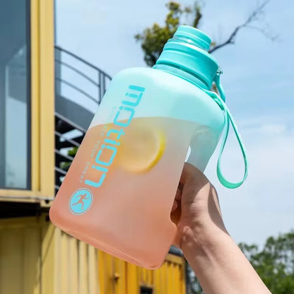 2-Litre Sports Water Bottle with Straw – Large Capacity Fitness Kettle