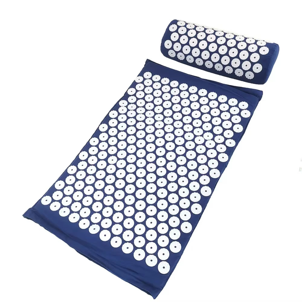 Acupuncture Mat – Acupressure Spike Mat and Pillow Set for Pain Relief, Stress Reduction, and Body Wellness