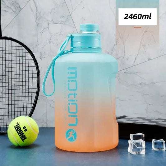 2-Litre Sports Water Bottle with Straw – Large Capacity Fitness Kettle