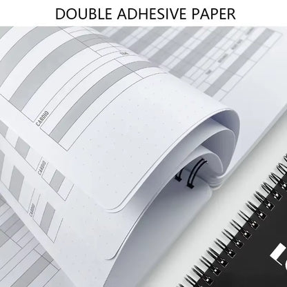 A5 Coil Fitness Planner Notebook – Achieve Your Goals